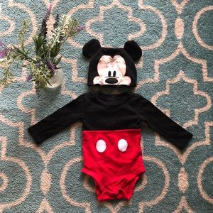 Infant Mickey Body suit with Hat